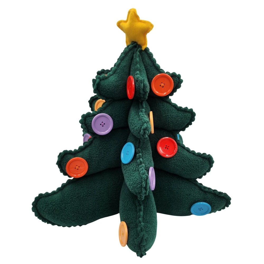 Hallmark Keepsake Kids Plush My Very Own Christmas Tree Buttons For Ornaments